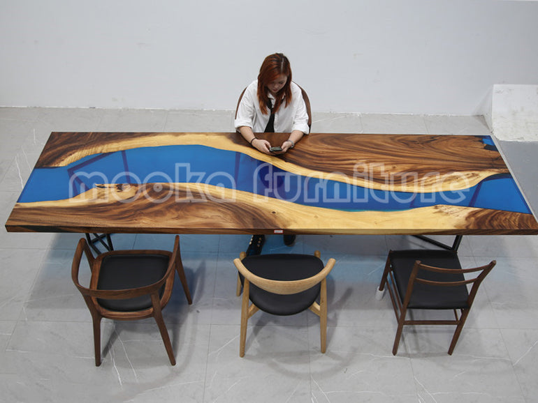 River Dining Table - MOOKAFURNITURE