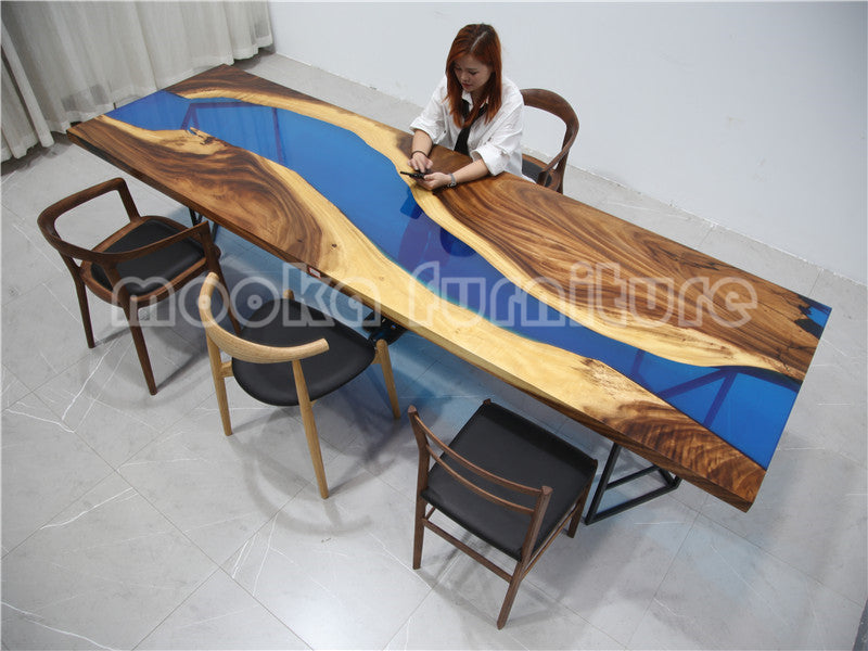 River Dining Table - MOOKAFURNITURE